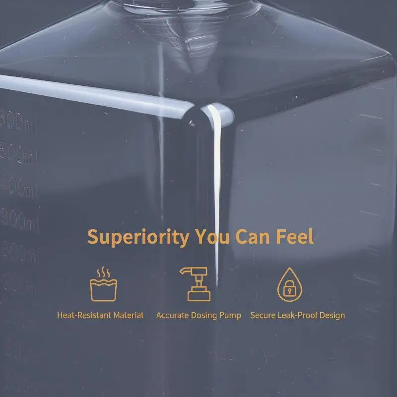 1600ml Honey Dispenser Jar with Pump Nozzle & Scale