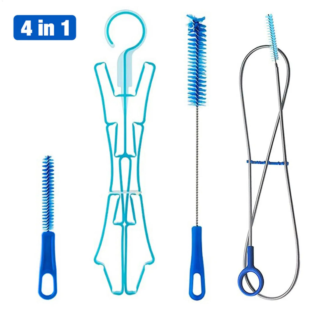 4-Piece Hydration Bladder Cleaning Kit – Brush & Drying Rack