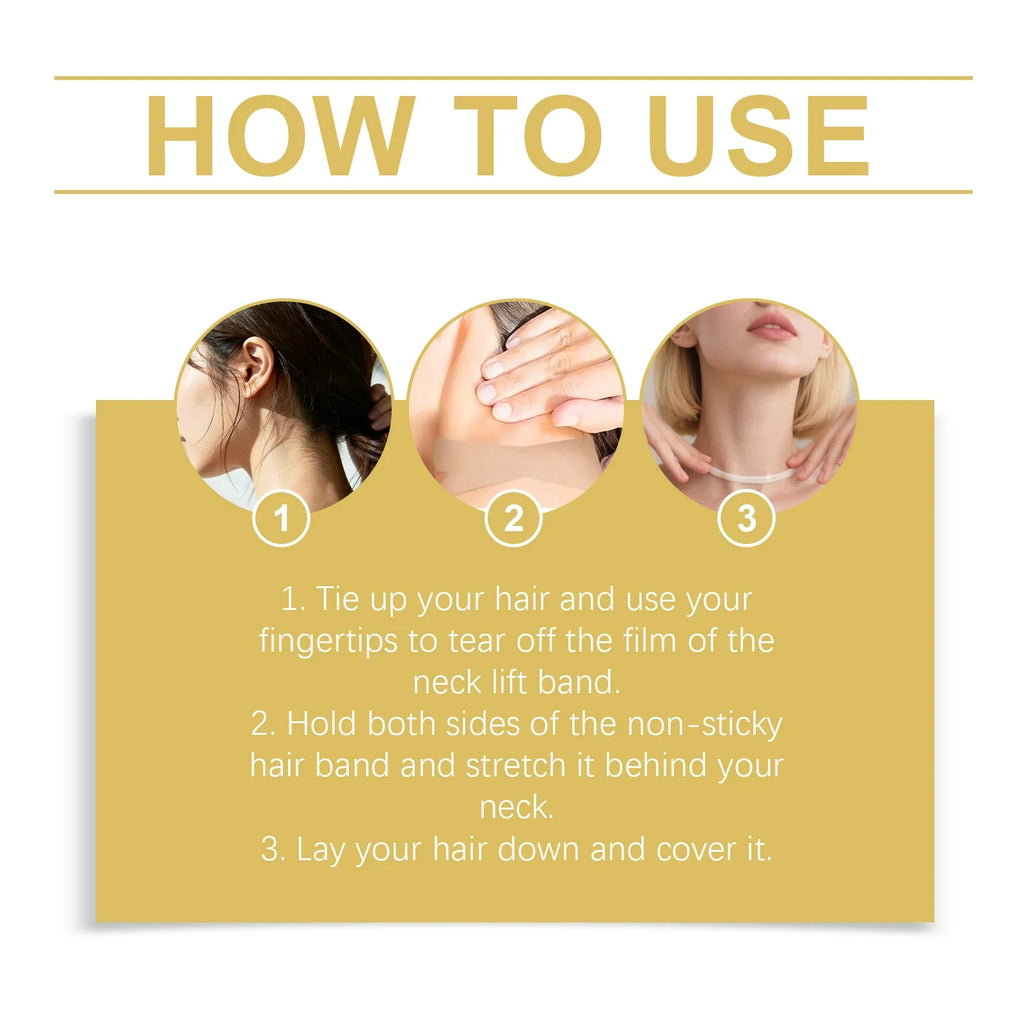 Jaysuing Neck Lifting Firming Patch – Hyaluronic Acid 5PCS