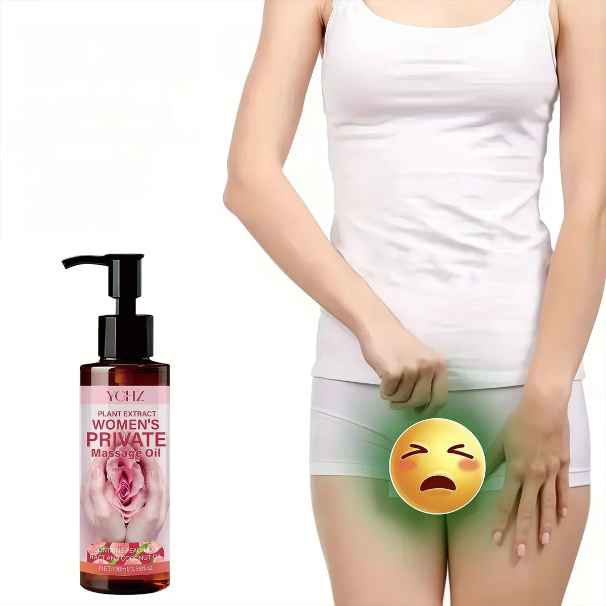 Women's Coconut Massage Oil – Moisturizing & Mood-Enhancing