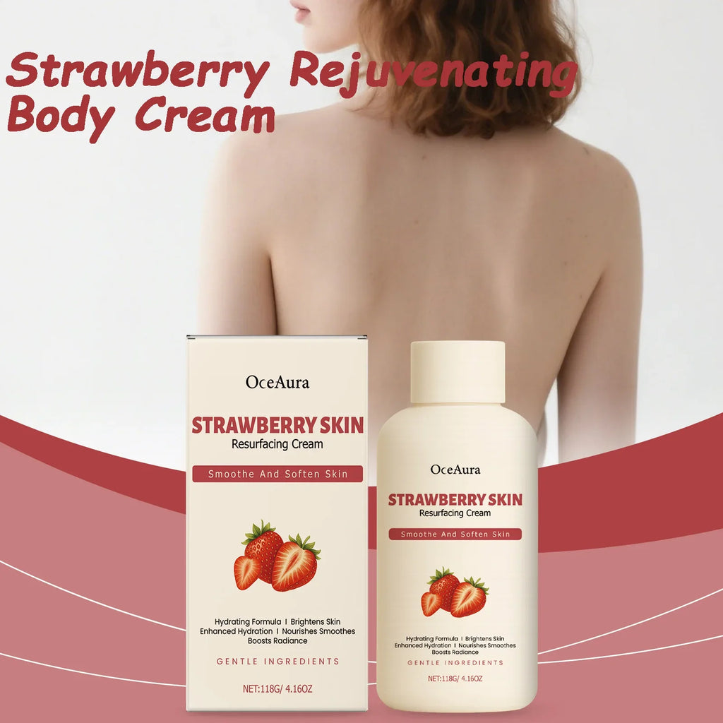 Strawberry Body Butter Cream – Brightening Deep Moisturizer