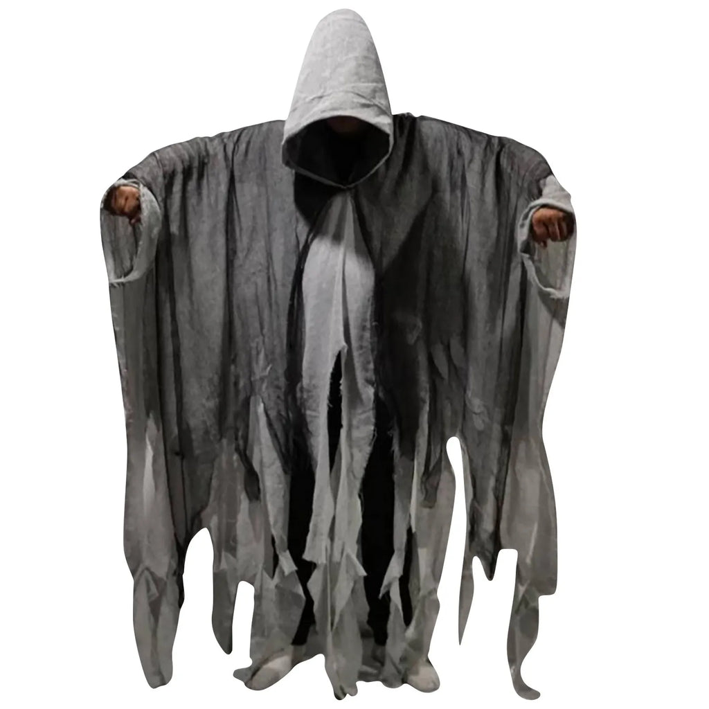 Halloween Gothic Hooded Cloak – Dementor Cosplay Cape Unisex