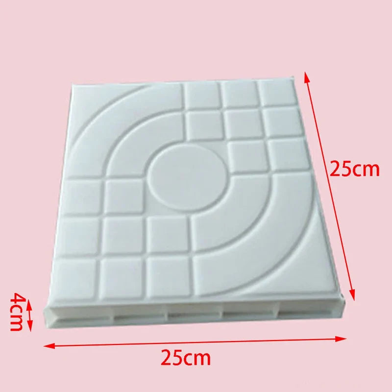 DIY Concrete Path Maker Mold – Garden Paving Slab Mould 25cm