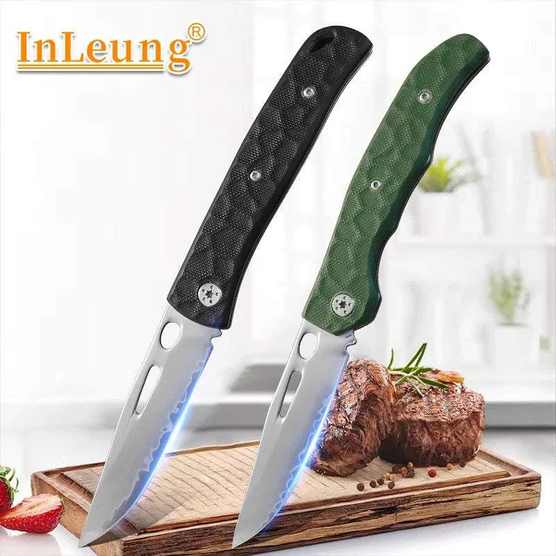 InLeung Folding Kitchen Knife – Sharp Stainless Steel Chef Knife