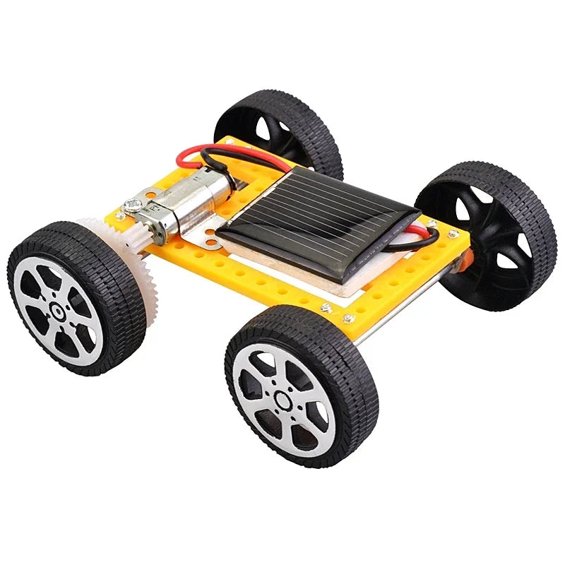 Solar Car Toy Kids Mini DIY Assembled Energy Powered STEM Educational