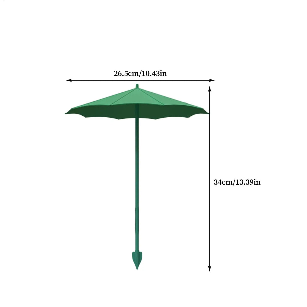 3-Pack Adjustable Garden Plant Umbrellas | UV Sun Shade Parasol