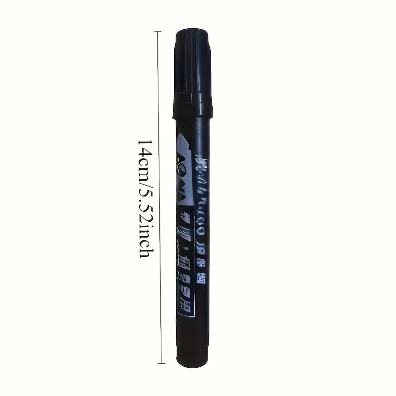 100-Piece Permanent Marker Set | Oil-Based Waterproof Quick-Dry