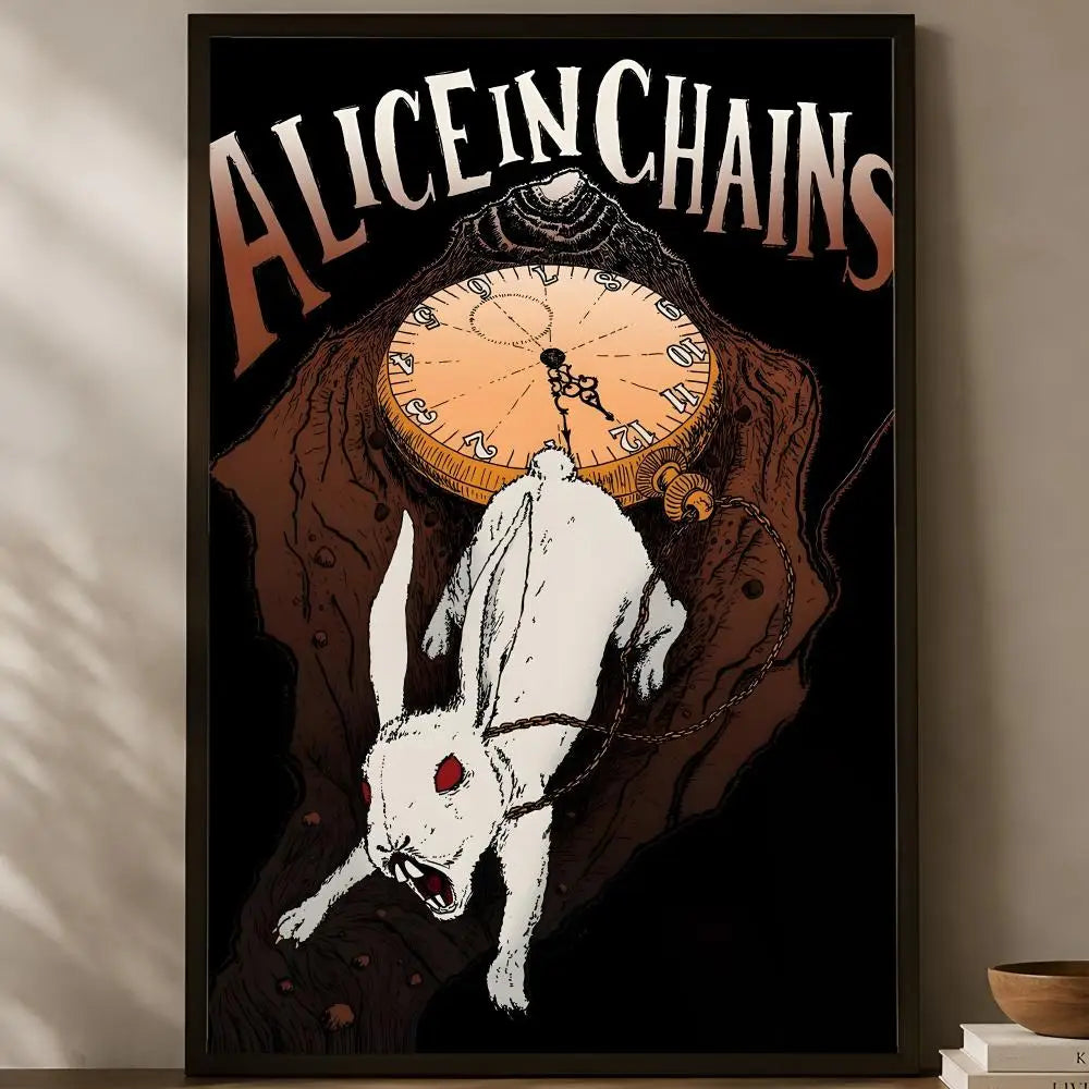 Alice in Chains Wall Poster – Self-Stick HD Waterproof Art