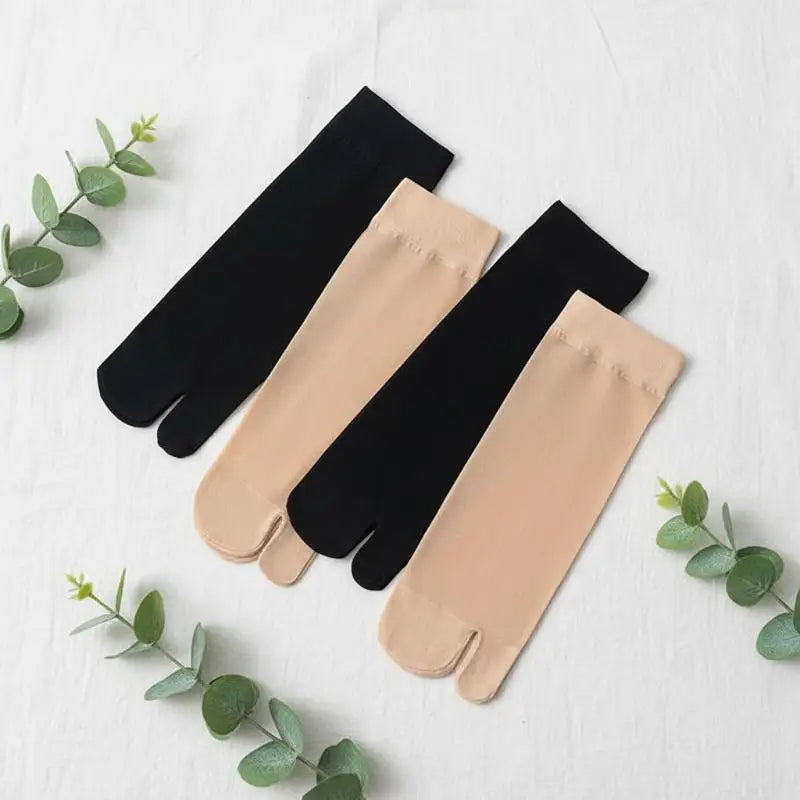 Women's Sheer Tabi Toe Socks | Ultra-Thin Split-Toe for Sandals