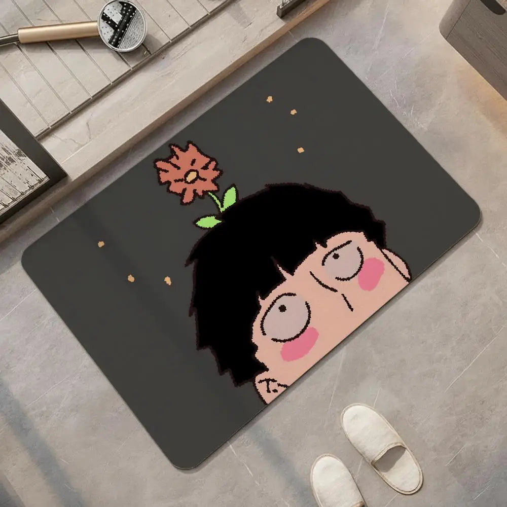 Mob Psycho 100 Diatomite Bath Mat – Quick Dry & Anti-Slip