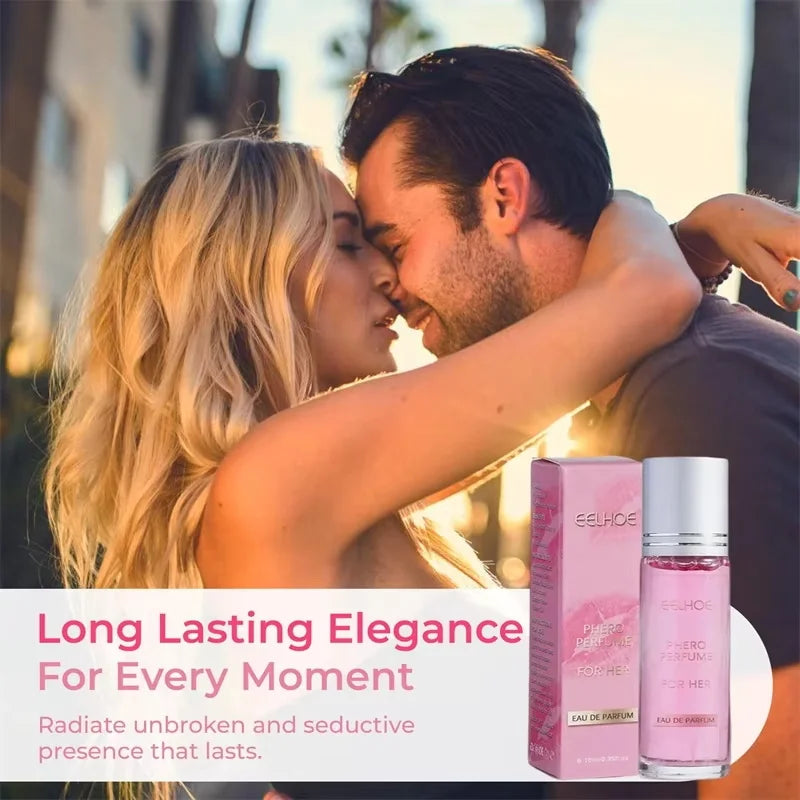 EELHOE 10ml Pink Rollerball Fragrance – Long-Lasting Scent