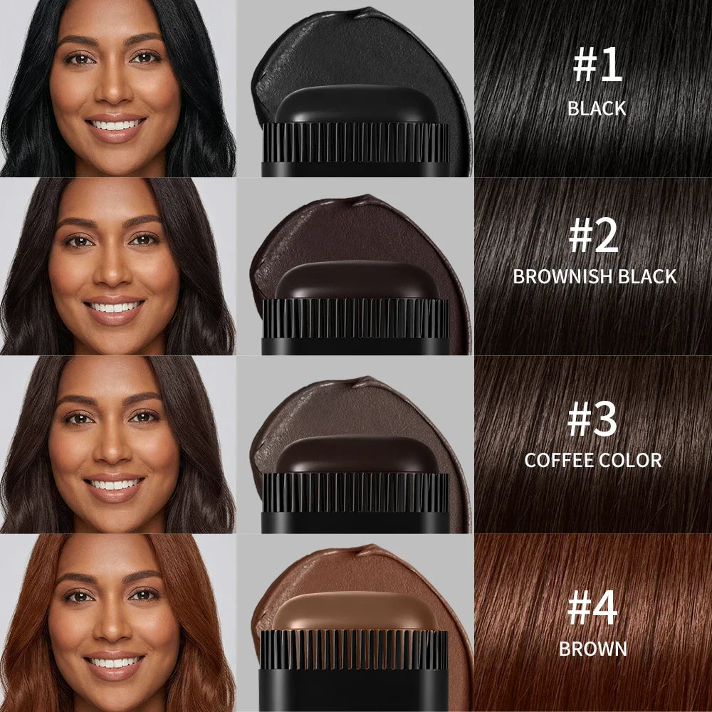 Lakerain 3-in-1 Hair Color Stick with Comb | Gray Coverage