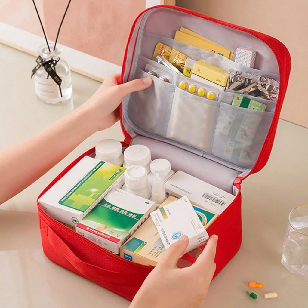Portable Medical Home First Aid Outdoor Travel Large Capacity