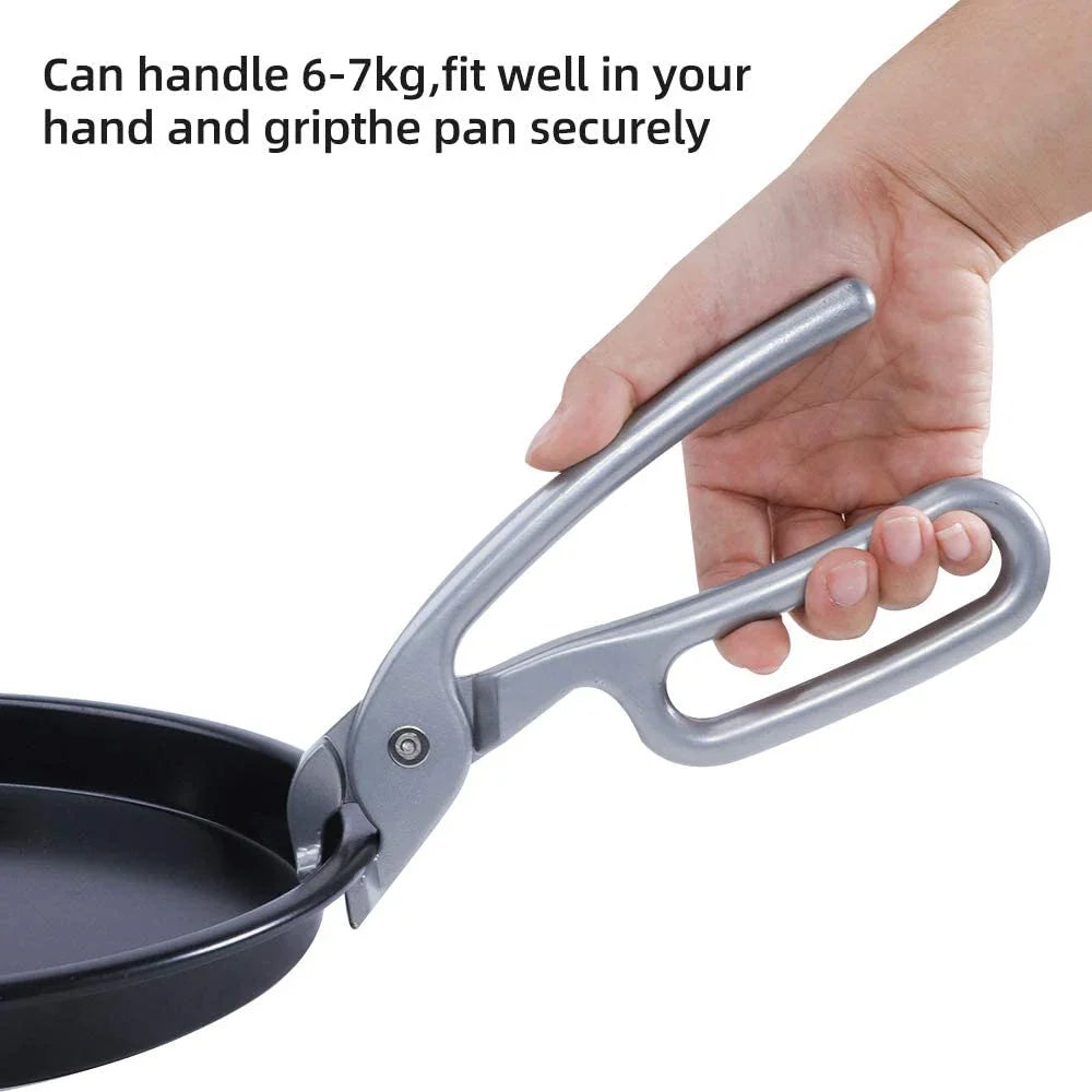 Heavy Duty Cast Aluminum Pizza Pan Gripper & Oven Tong