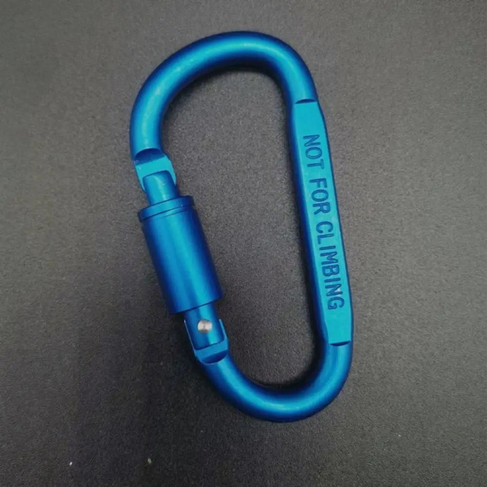 Aluminium Alloy Sports Keychain Multi Colors Lock D-shape Carabiner