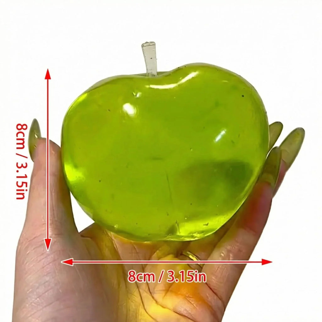 Squishy Green Apple Fidget Toy – Slow Rebound Sensory Squeeze Ball
