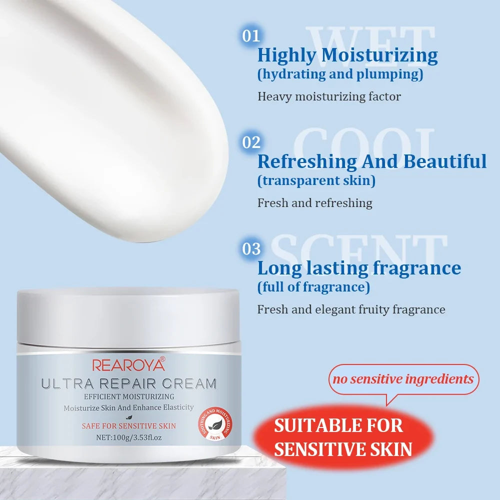 REAROYA Collagen Hyaluronic Acid Anti-Wrinkle Face Cream 100ml