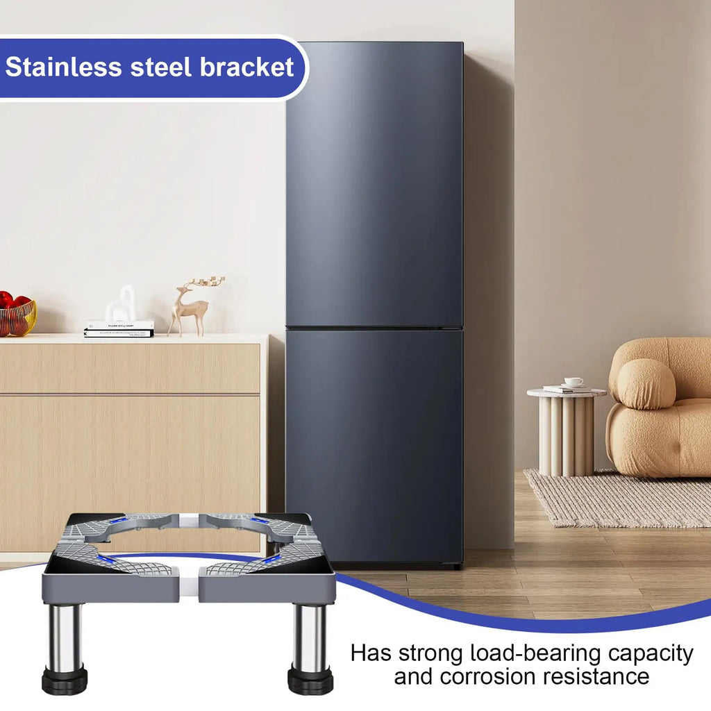 Stainless Steel Washing Machine & Dryer Pedestal Stand – 4 Feet