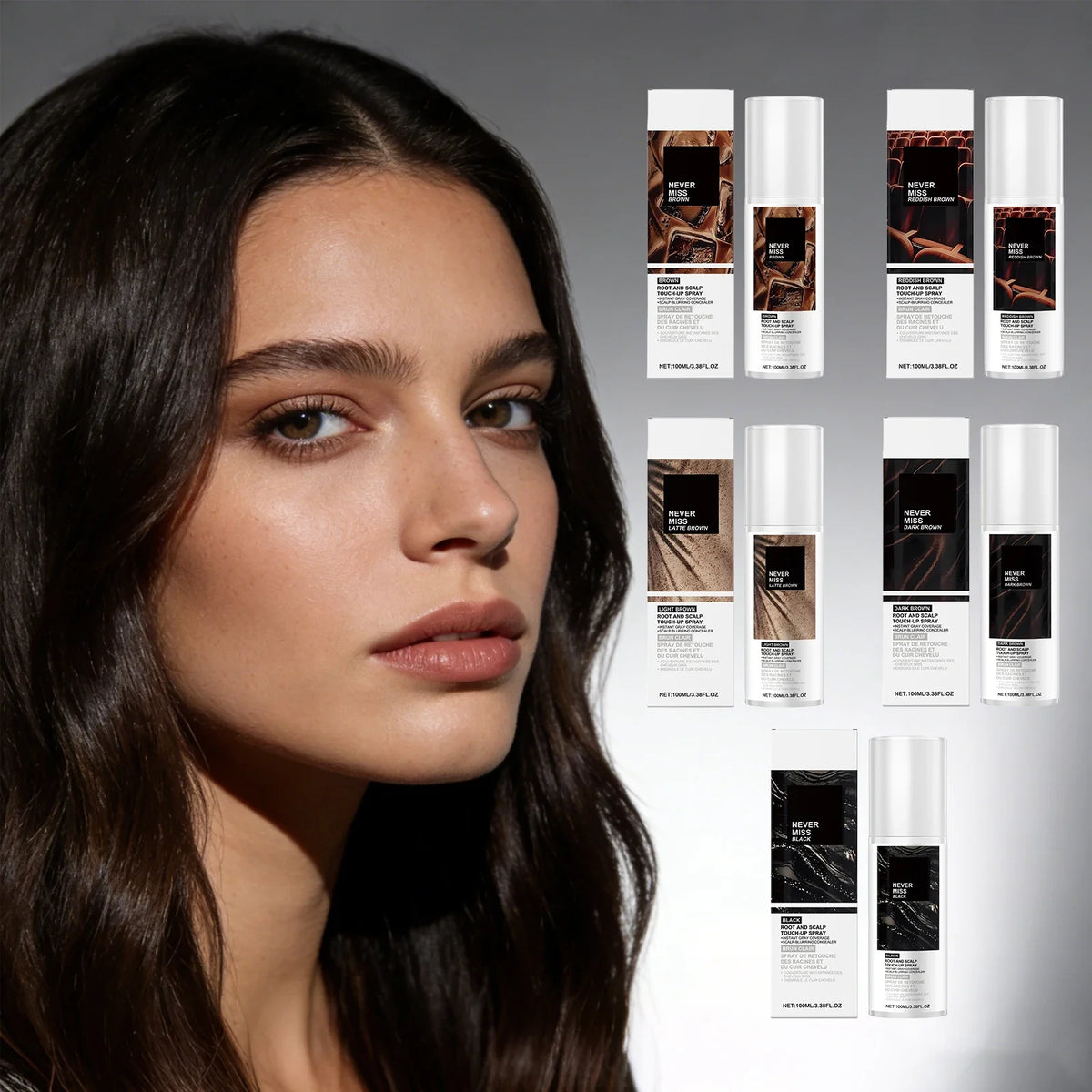 Temporary Hair Color Spray – Multi-Shade Quick-Dry 100ml