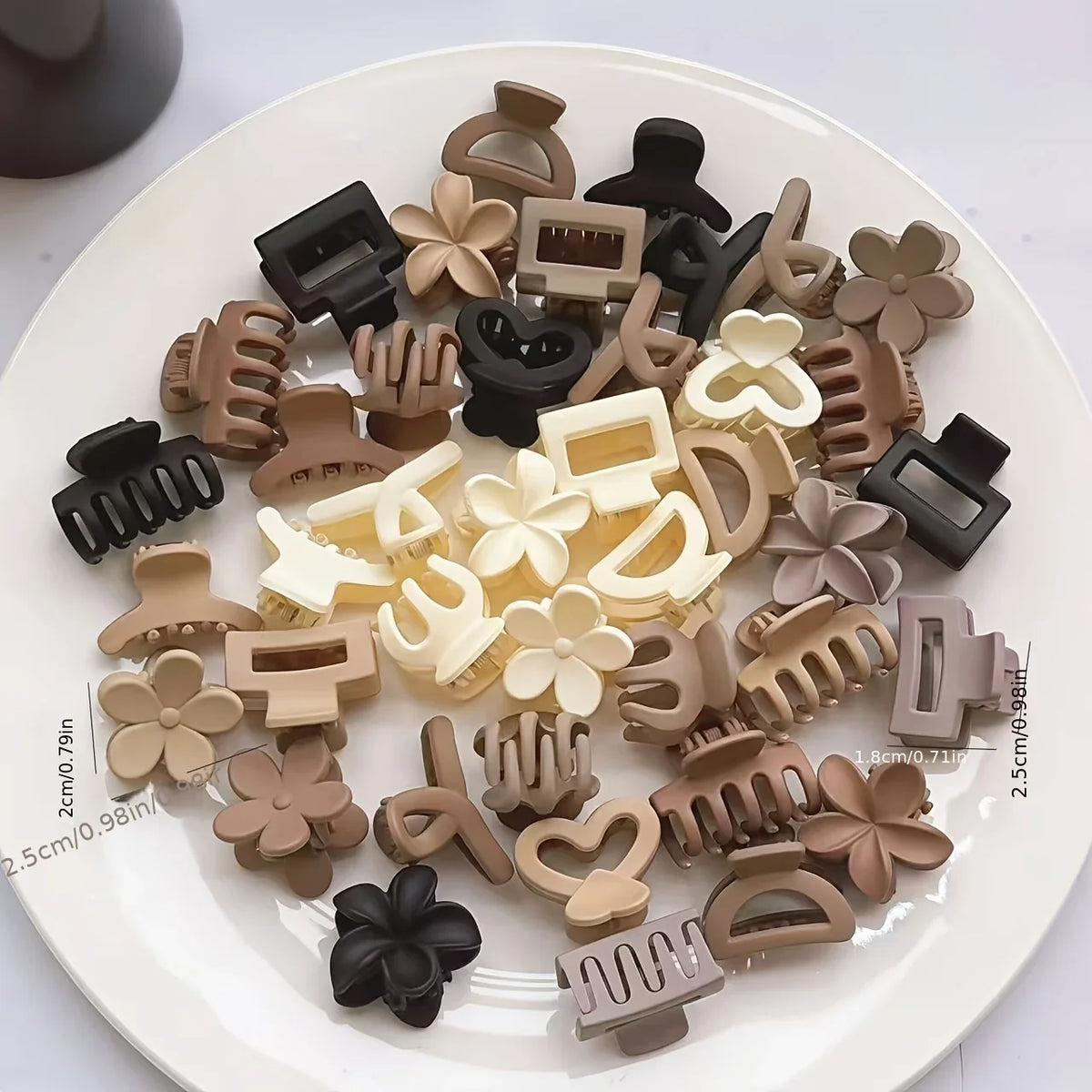 20-Color Cute Hair Clips | Beach, Hawaiian & Everyday Wear
