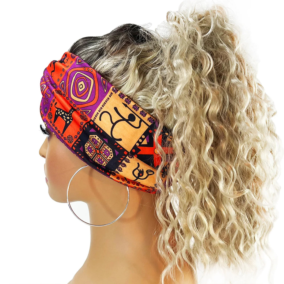 Women's Elastic Twisted Sports Headband | Gym Yoga Running