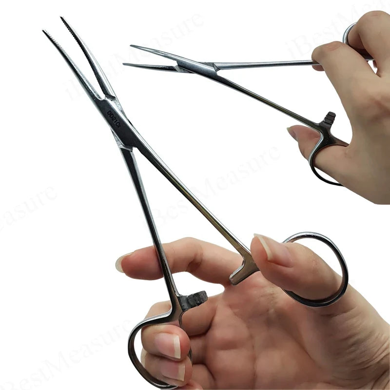 Stainless Steel Hemostatic Forceps Surgical Tool Hemostat Locking