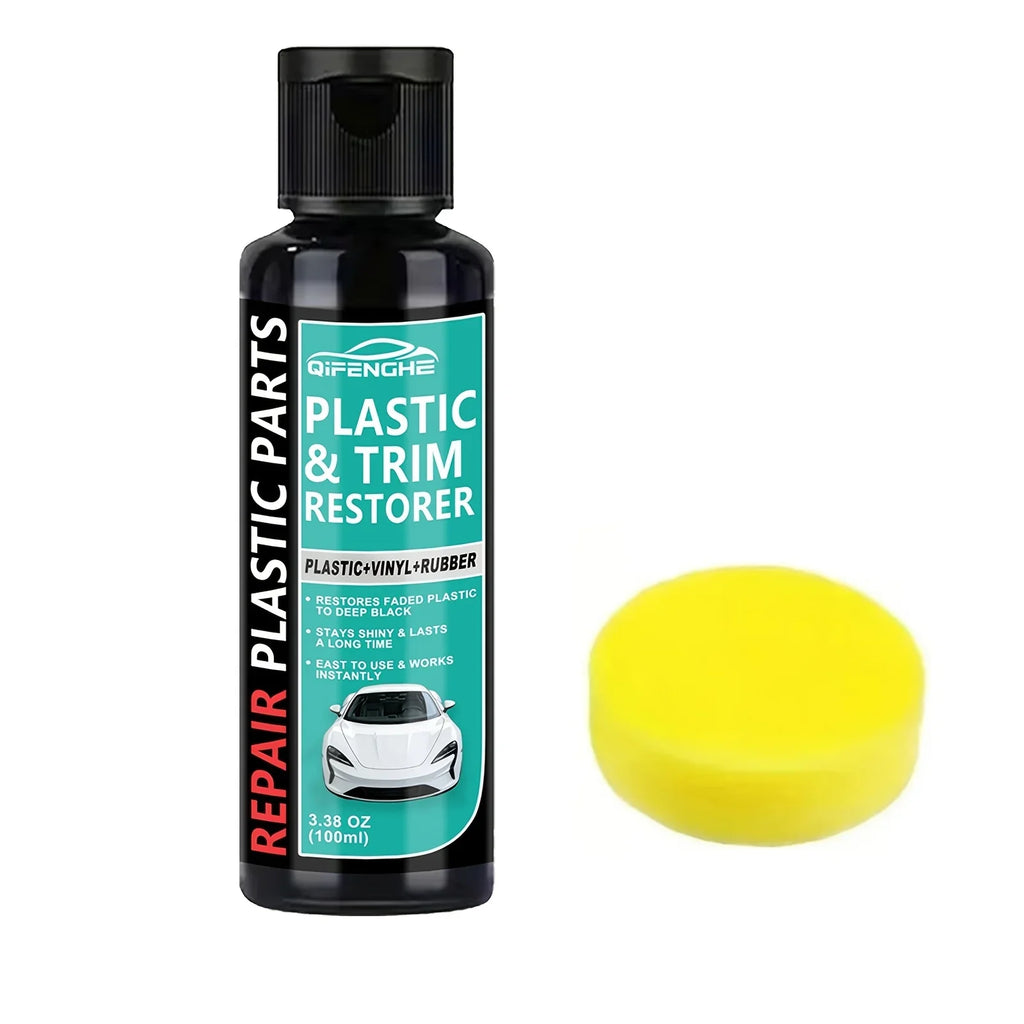 QIFENGHE Black Trim & Plastic Restorer for Cars – 100ml