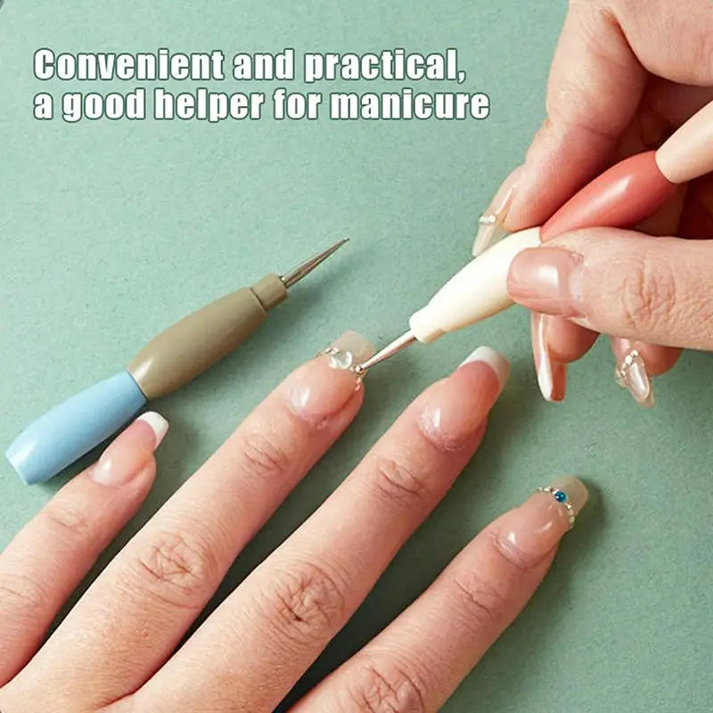 Nail Art Dotting Pen – Rhinestone & Gem Picker | 1 or 5 Pcs