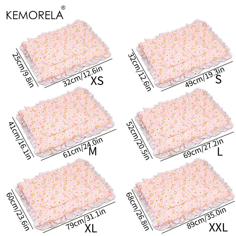 KEMORELA Double-Sided Pet Sleeping Mat – Cat & Dog Warm Pad