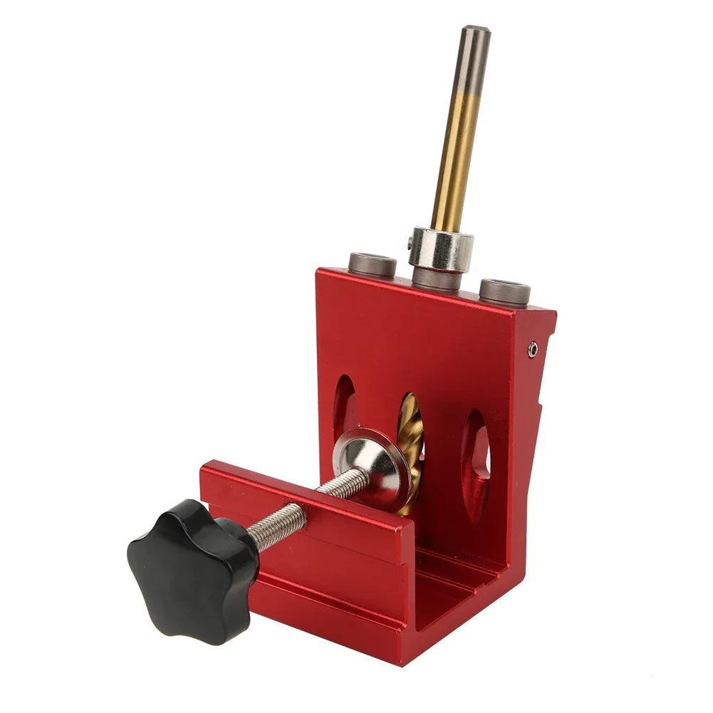 Pocket Hole Drill Guide Aluminum Alloy Household Woodworking Punch