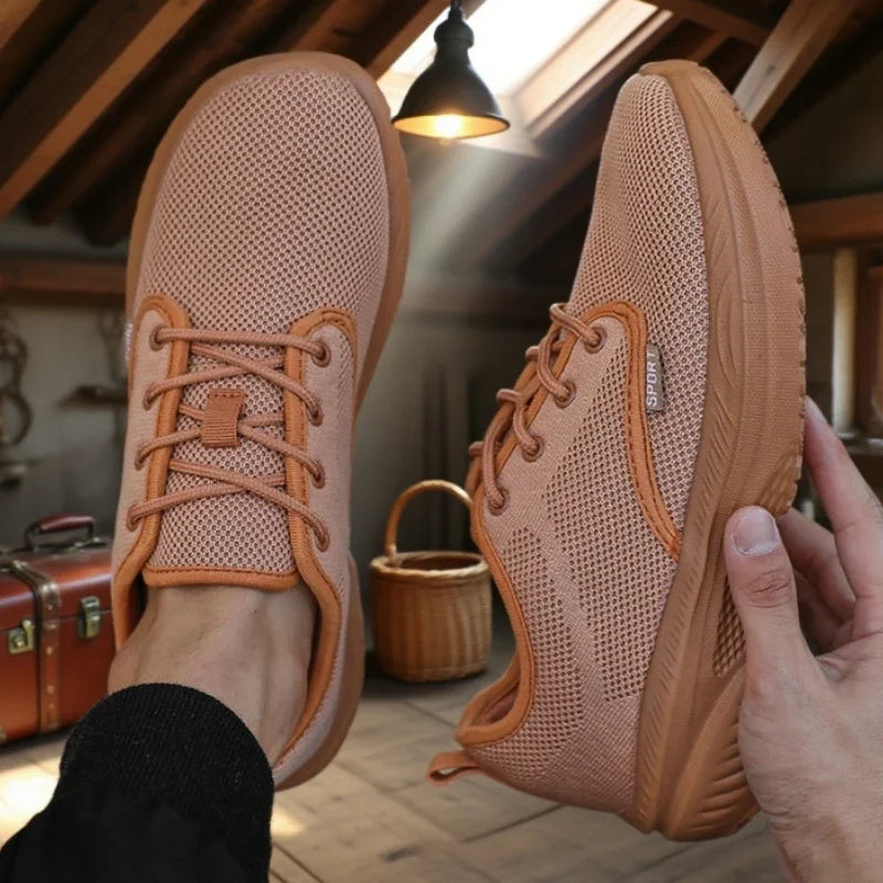 ZULIWAGN Wide Fit Breathable Running Sneakers | Soft Sole