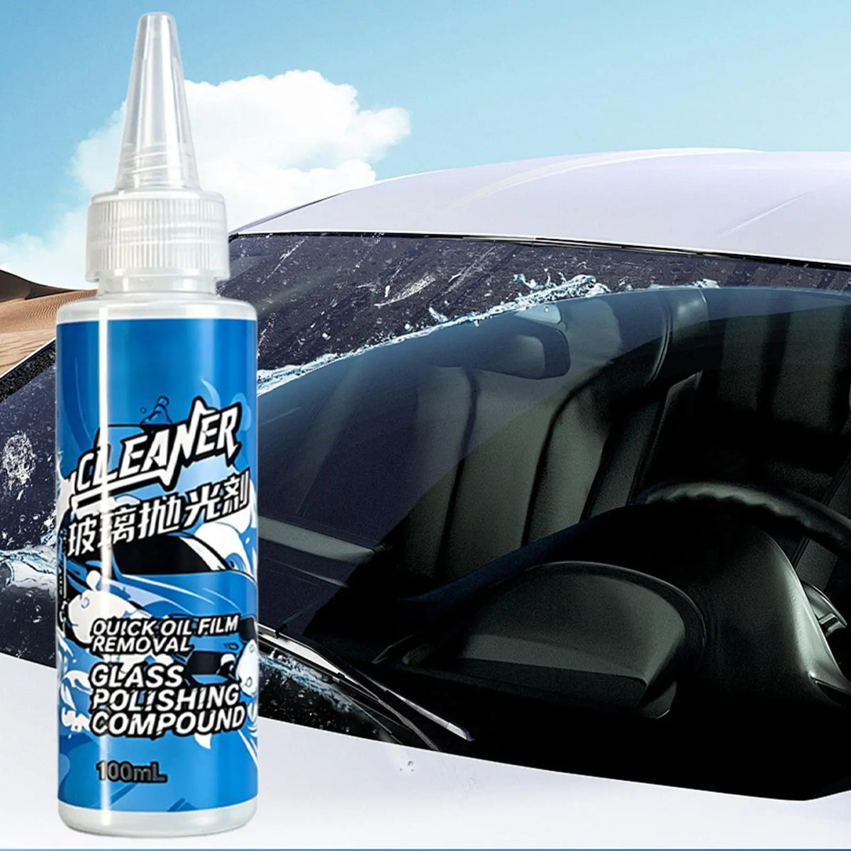 Glass Oil Film Cleaner & Windshield Polishing Agent 100ml