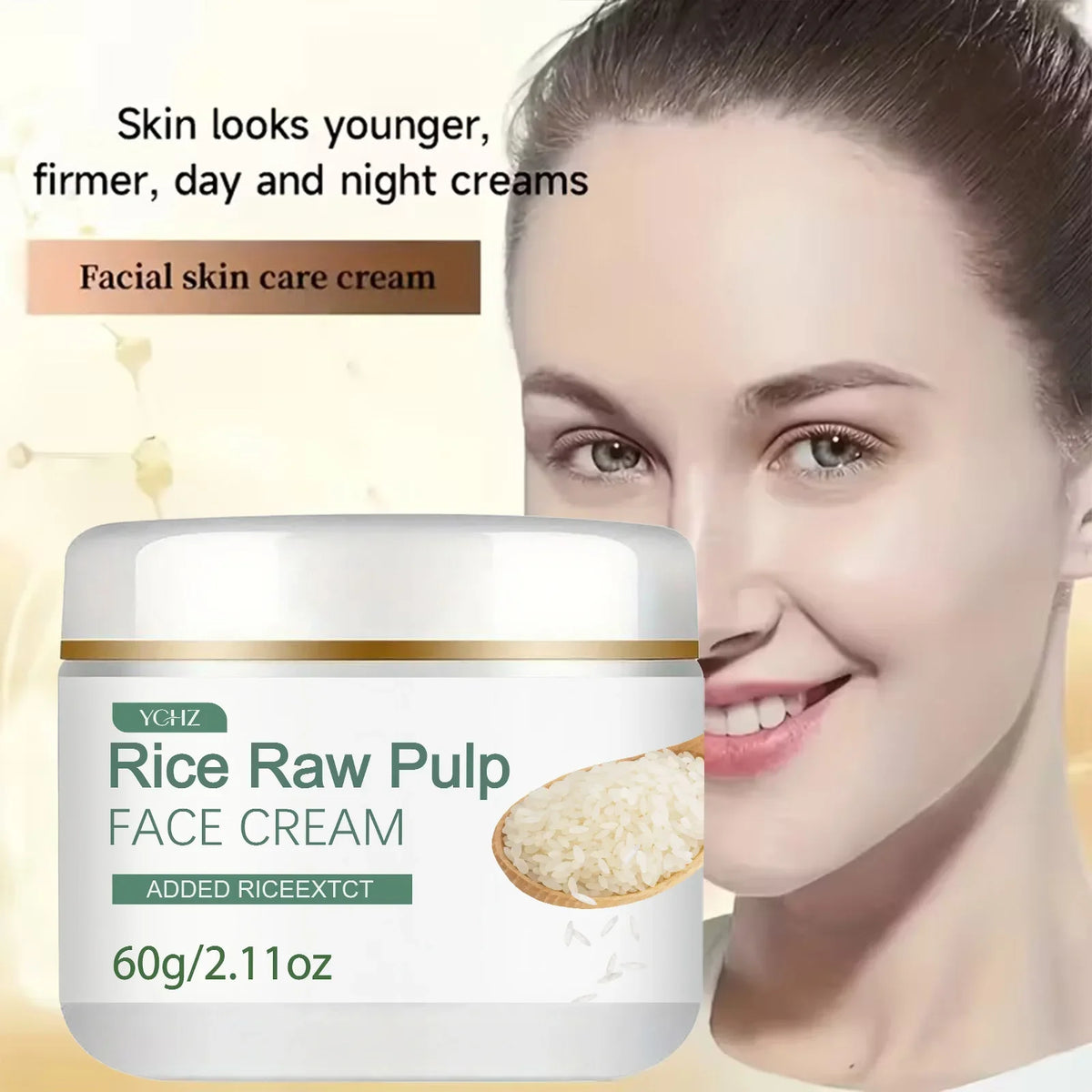 Rice Extract & Hyaluronic Acid Moisturizing Cream 60g
