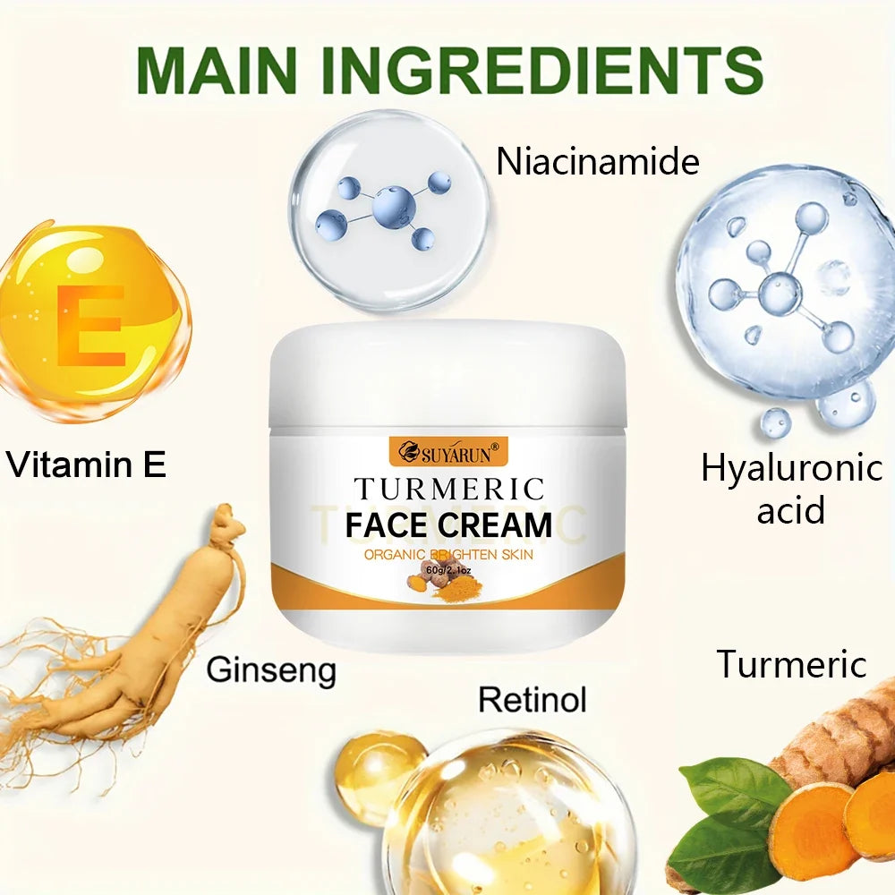 SUYARUN Turmeric Face Cream – Brightening & Anti-Aging