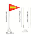 Reflective ATV Safety Whip Flag with Pole – Waterproof Adjustable