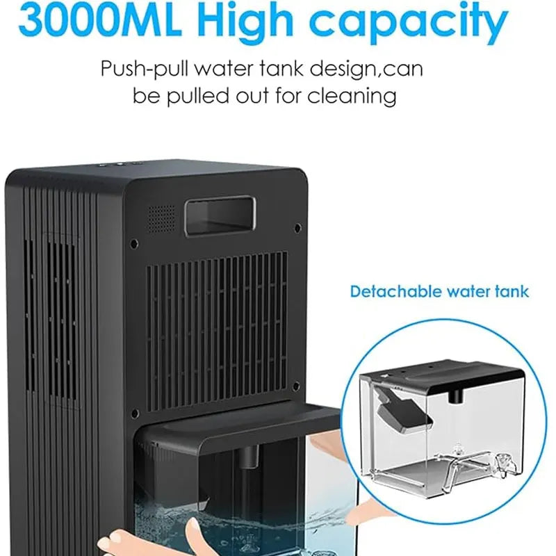 BALASHOV Electric Compressor Dehumidifier for Home & Basement