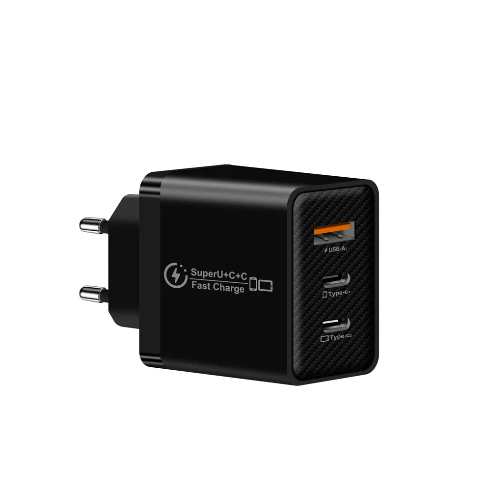 48W USB-C Fast Charger PD 3.0 – iPhone 15, Samsung & More