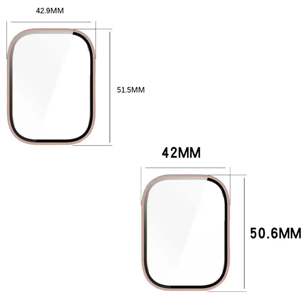 PC Case + Glass Screen Protector for Redmi Watch 5 Active & Lite