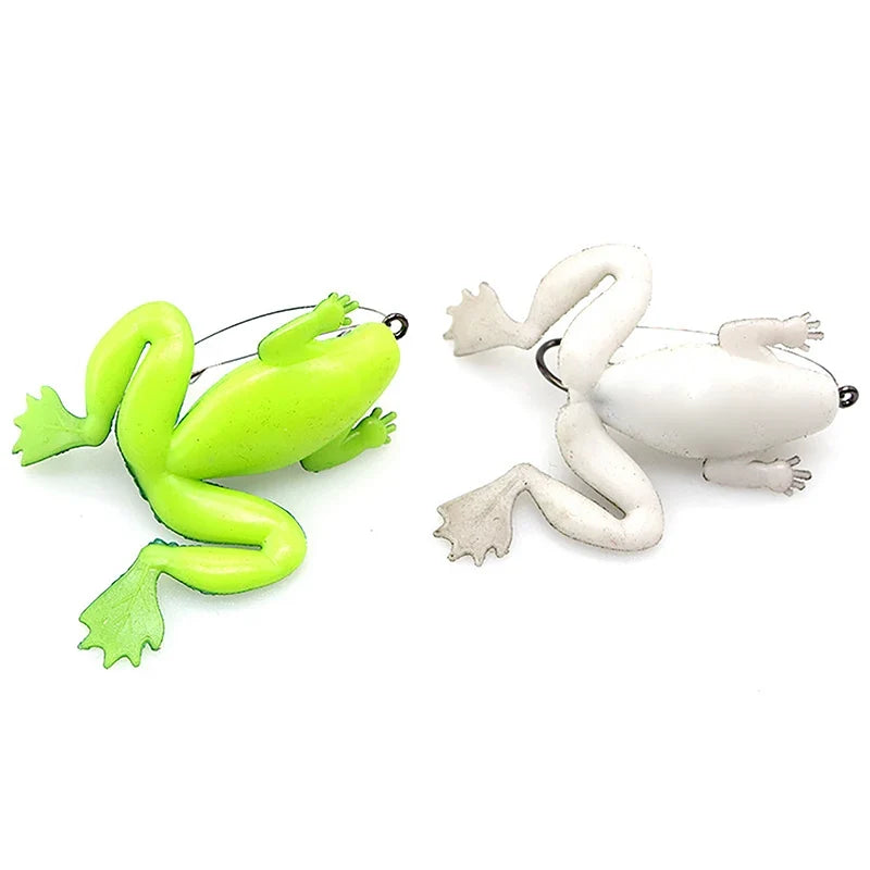 Soft Rubber Frog Fishing Lure 4.5g 6cm – Topwater Bass Bait
