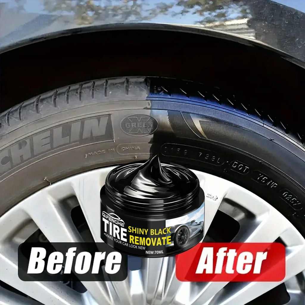 Tire Polish & Plastic Protector Paste – Car, Bike & Moto