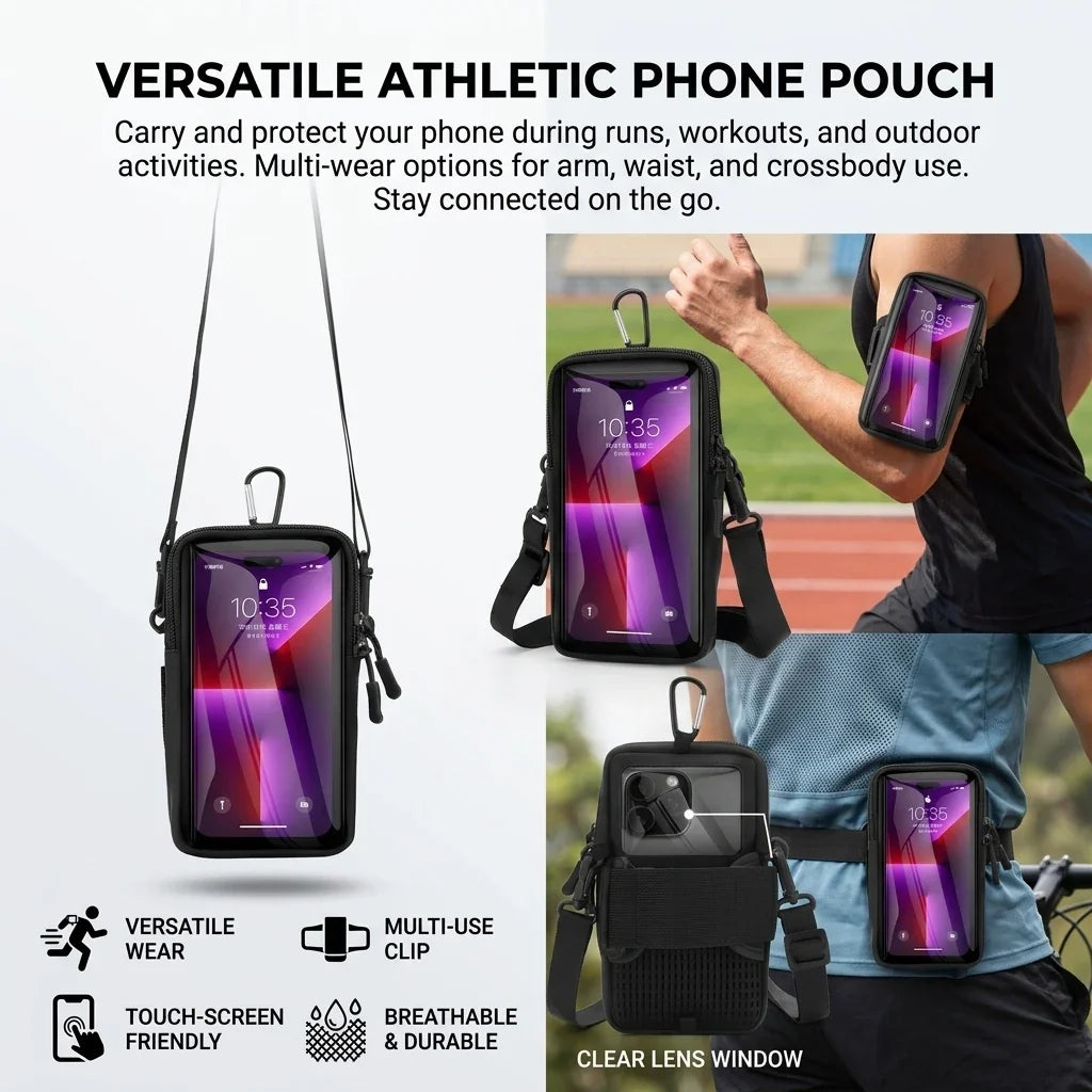 3-in-1 Sport Armband for Smartphone | Running & Fitness Bag