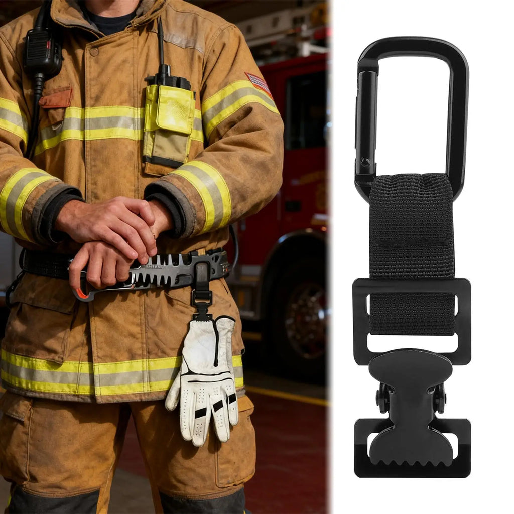 Heavy-Duty Serrated Glove Clip & Belt Hanger | Work & Golf