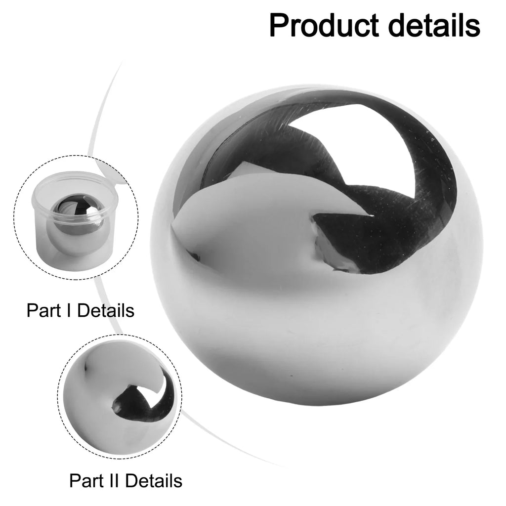 38mm Stainless Steel Reusable Ice Balls – No-Dilution Drink Chillers