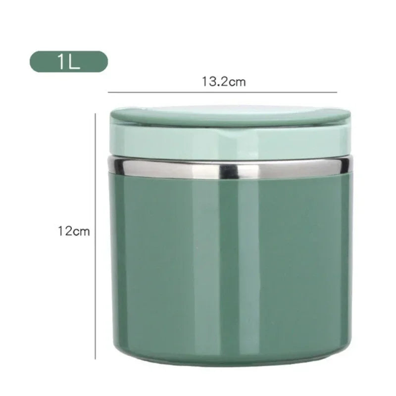 630 Insulated Food Jar Stainless Steel Thermos Lunch Box Heat Keeping