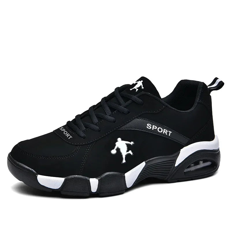 YBQJOO Men's Mesh Sneakers – Breathable Anti-Slip Sport Shoes