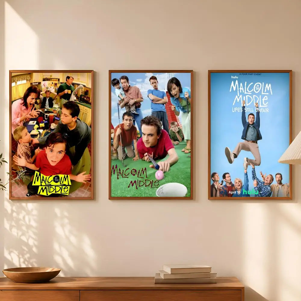 Malcolm in the Middle Poster – Self-Stick HD Waterproof Wall Art