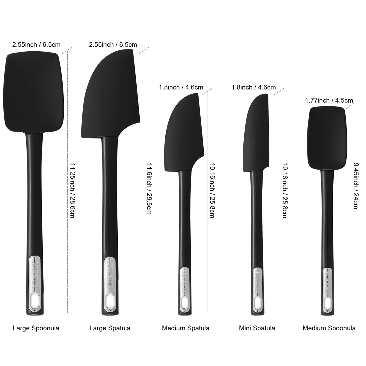 Food-Grade Silicone Spatula Spoon – Heat-Resistant & BPA-Free