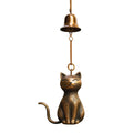 Metal Cat Wind Chime | Outdoor Garden Decor & Cat Lover Gift