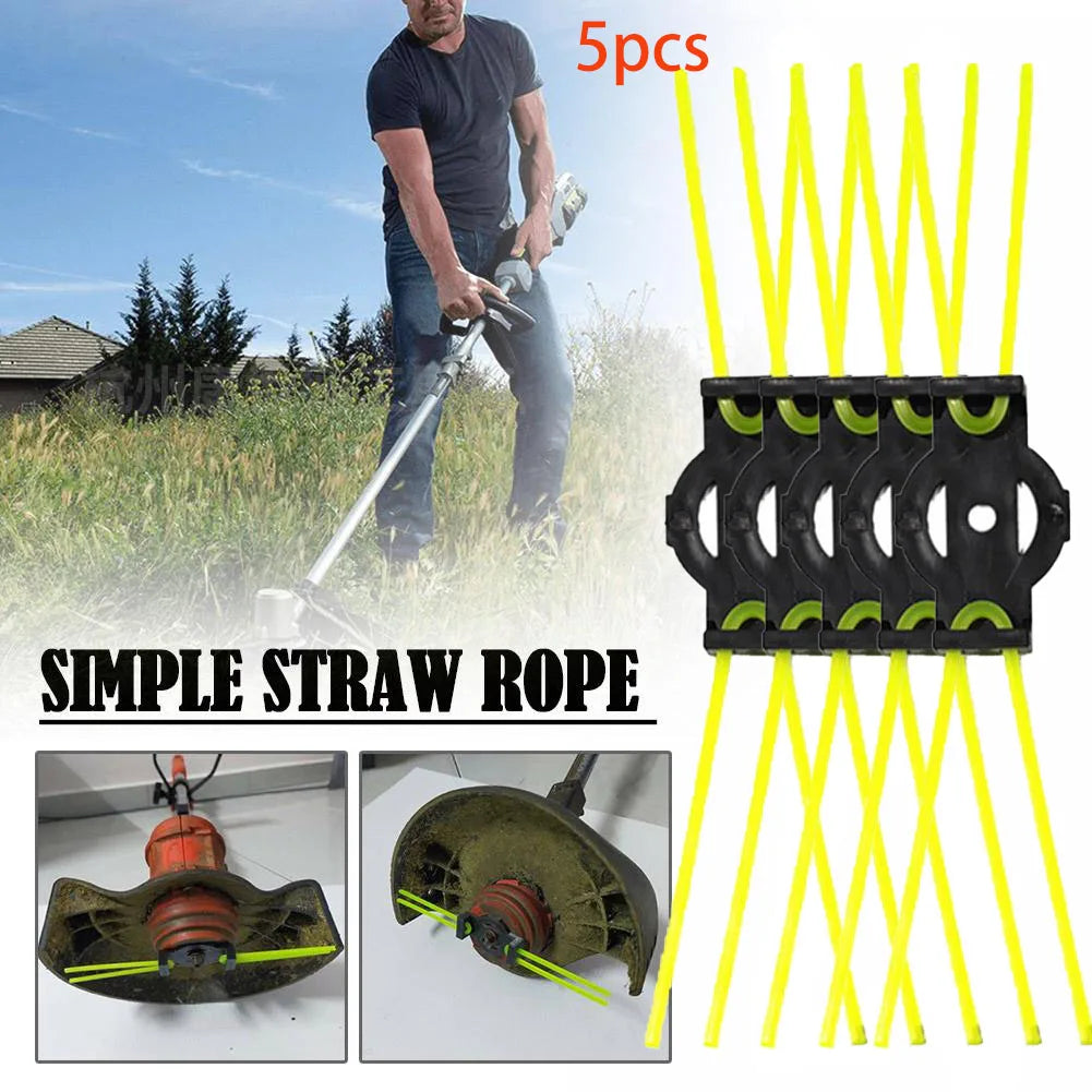 5-Pack Wear-Resistant Grass Trimmer Line Mower Head Replacement