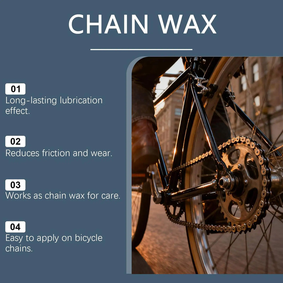 120ml Dry Wax Bike Chain Lube | Mountain & Road Bicycle